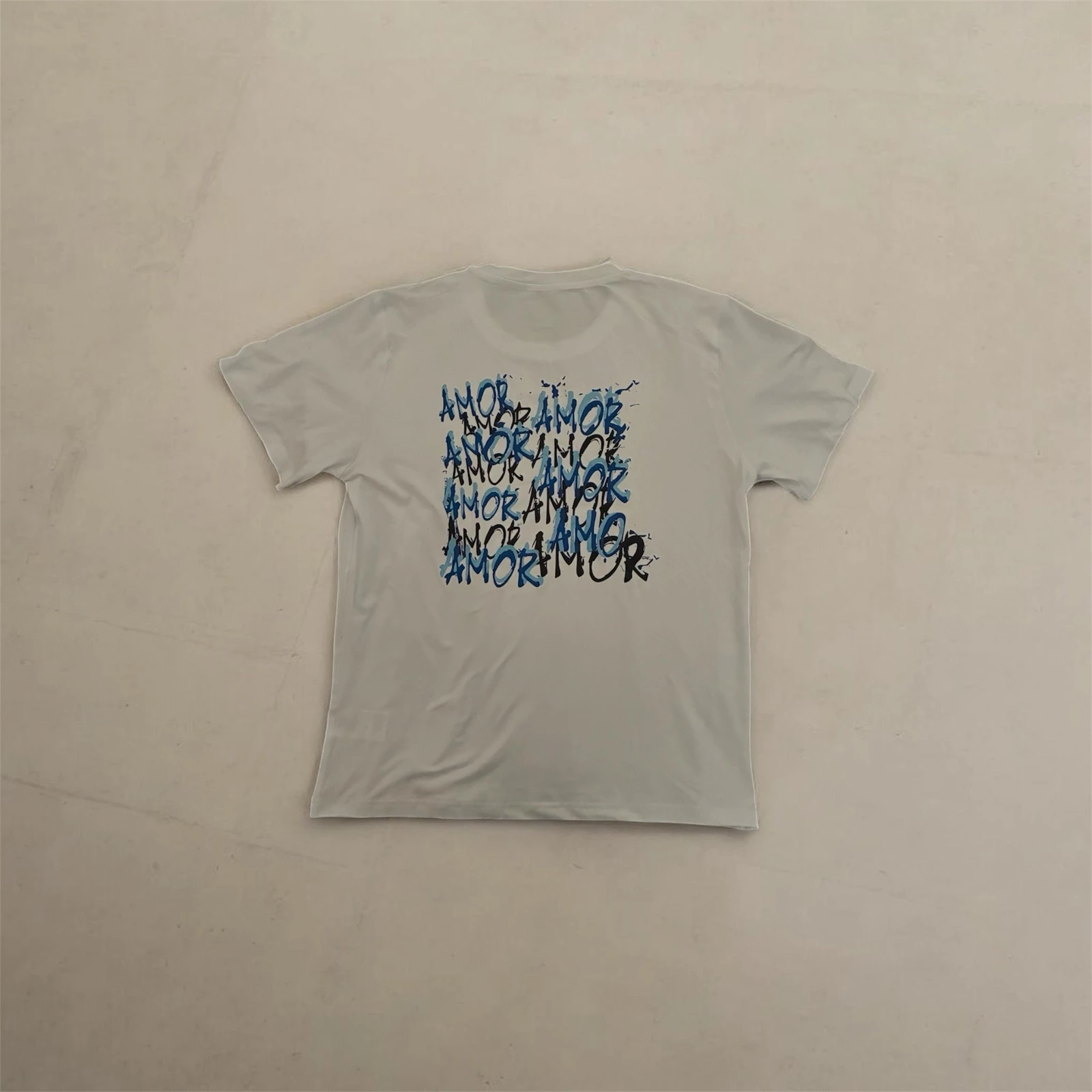 T-Shirt blanc et bleu Taille M  – photo 3